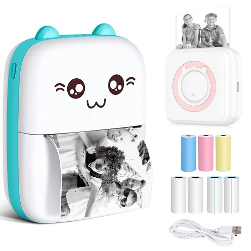 Image de Mini Imprimante Portable pour Enfants - Créativité à Portée de Main