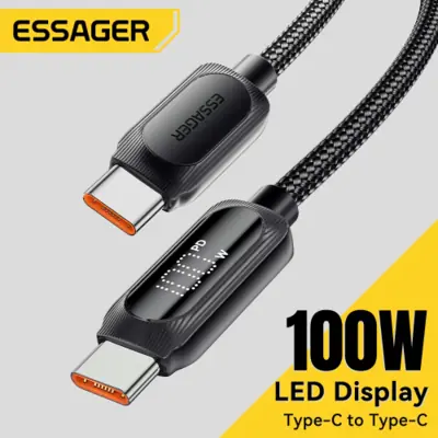 Image de Câble USB-C 100W - Charge Rapide & Transmission 4K