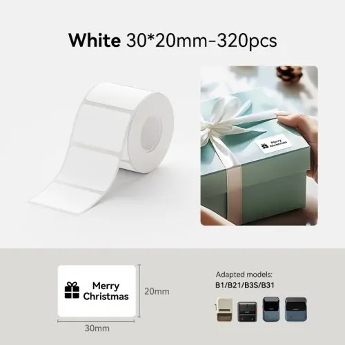 Blanc 30x20mm