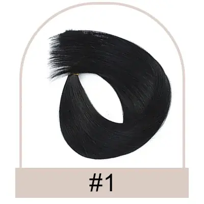 Image de Extensions de Cheveux Humains I-Tip - Brun & Blond Naturel