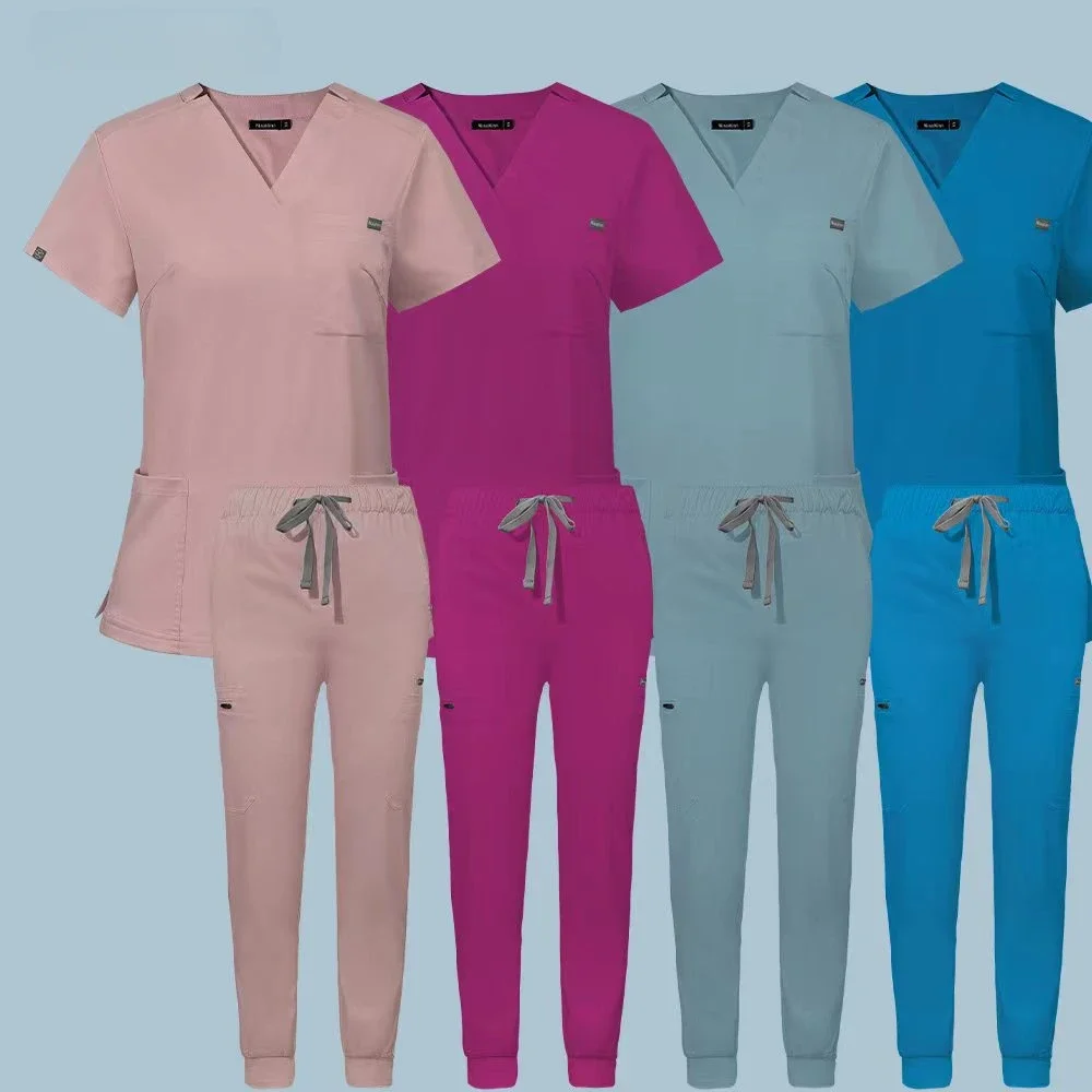 Afbeelding van Groothandel Operatiekamer Medische Uniform Scrubs Ziekenhuis Werken Scrubs Set Medische Benodigdheden Verpleegkundige Tandheelkundige Chirurgie Pak Werkkleding