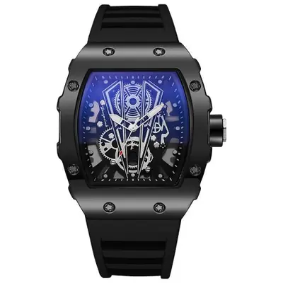 Image de Montre Homme Sportive Grand Cadran - Silicone & Quartz