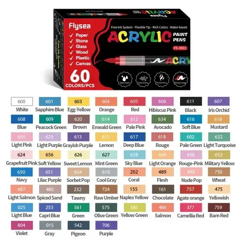 60 couleurs