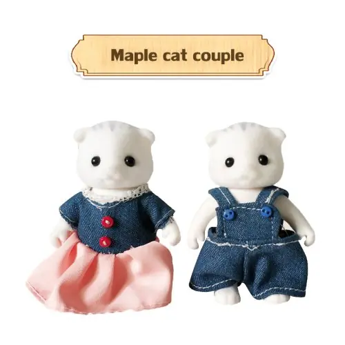 Image de Lapin de pâques 1:12, Simulation forêt, famille, renne, Panda, animaux, maison de poupée, meubles miniatures, accessoires de cuisine, cadeau