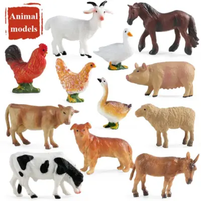 Image de Mini Figurines Animaux de Ferme - Jouet Éducatif pour Enfants