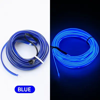 Image de Lumière LED Flexible 5m - Déco Intérieure Voiture