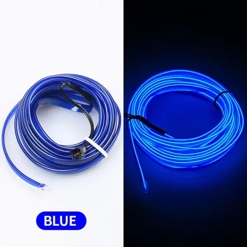 Image de Lumière LED Flexible 5m - Déco Intérieure Voiture