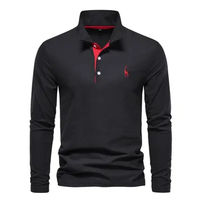 Image de Polo Homme Brodé Cerf - Élégant & Tendance 2023
