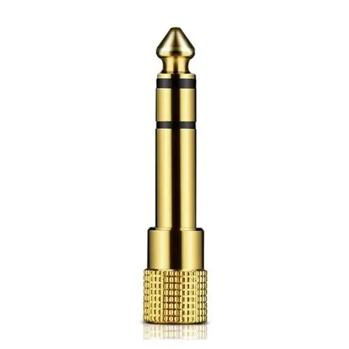 Image de Connecteur Audio 3.5mm Mâle à Femelle Plaqué Or