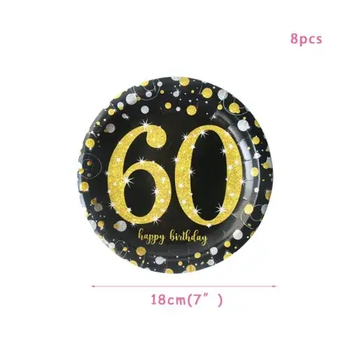 7inch 60th assiette