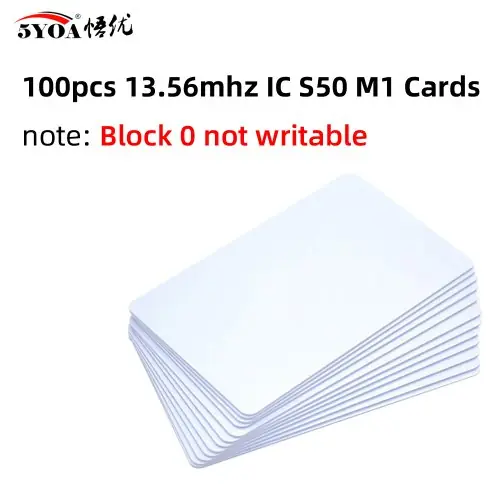 Image de Cartes RFID MIFARE Classic 1K - Lot de 100