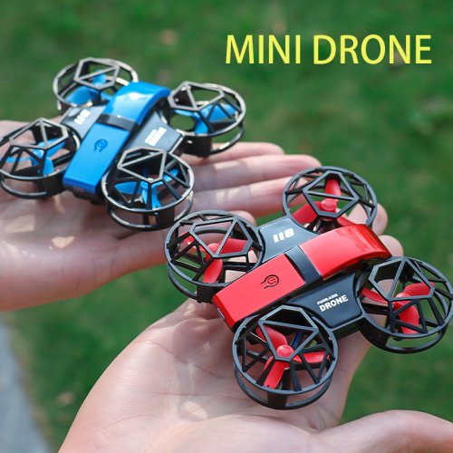 Imagen de Drone Mini RC Dowellin D12 con Cámara Dual HD, Altura Fija, Cuadricóptero de Control Remoto para Niños - Juguete Teledirigido Ideal como Regalo