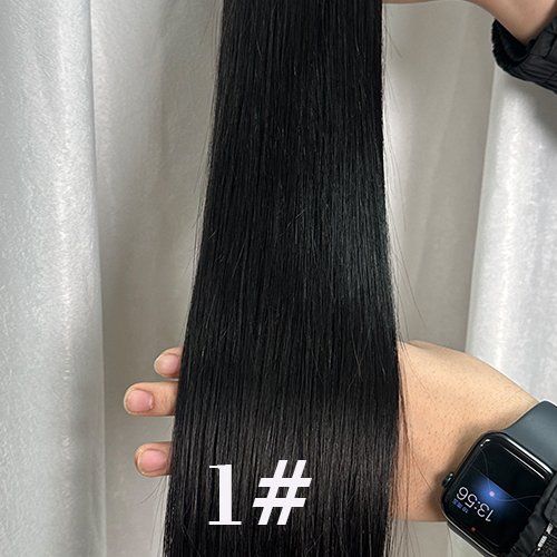 Immagine di 100 pz e 50 pz dritto nano anello estensioni dei capelli 32 colori micro perline europee anello estensioni dei capelli umani 0.5g/0.8g/1g/filo