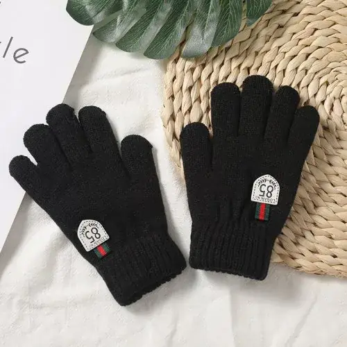 Image de Gants d'hiver chauds pour enfants - Doublure laine, kawaii & résistants au froid