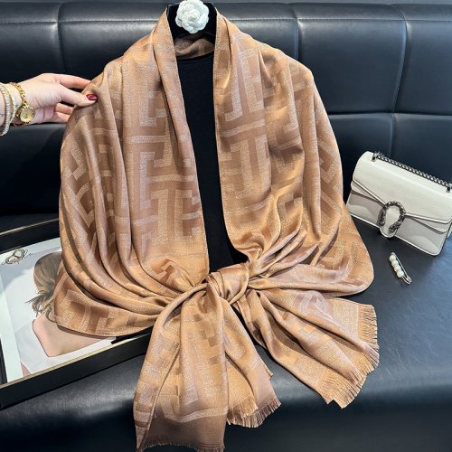 Imagen de Bufanda de Moda para Mujer 2025 con Estampado Geométrico - Elegante Hijab, Chal y Pashmina para Primavera