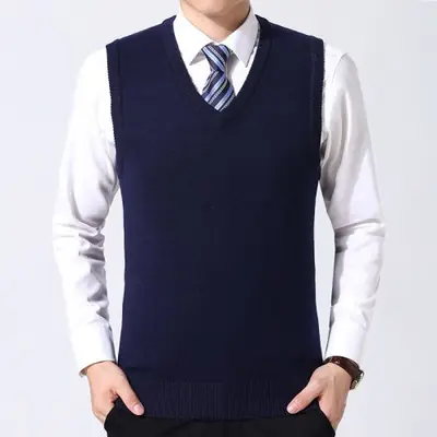 Image de Pull Tricot Coréen Homme Hiver 2025 - Style Décontracté & Chaud
