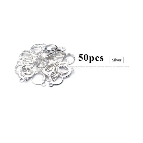 Image de Crochets d'oreilles hypoallergéniques - 50 pièces