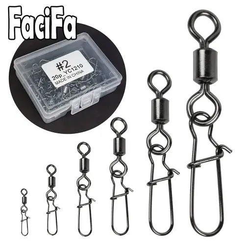 Image de Connecteur de Pêche Inox - Pivotant & Résistant