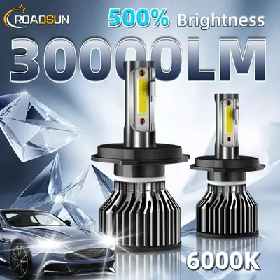Image de Kit LED Voiture 30000LM - Lumière Blanche Ultra Brillante