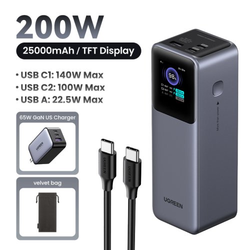 200W Paquete US