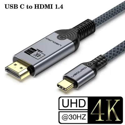 Image de Câble USB-C vers HDMI 4K 60Hz - Adaptateur Thunderbolt 3/4