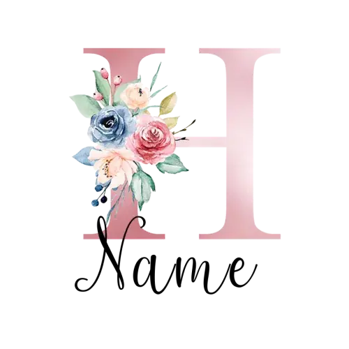 Lettera H con nome