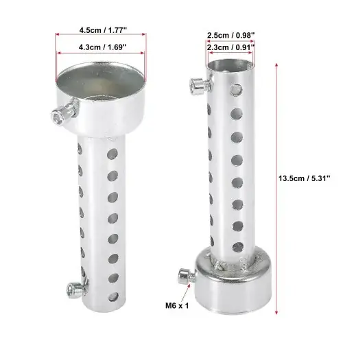 2pcs 45mmx135mm