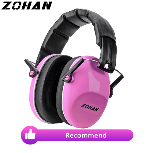 Imagen de ZOHAN niños protección auditiva seguridad auditiva reducción de ruido orejeras ajustables para niños autismo audición problemas sensoriales NRR 25dB