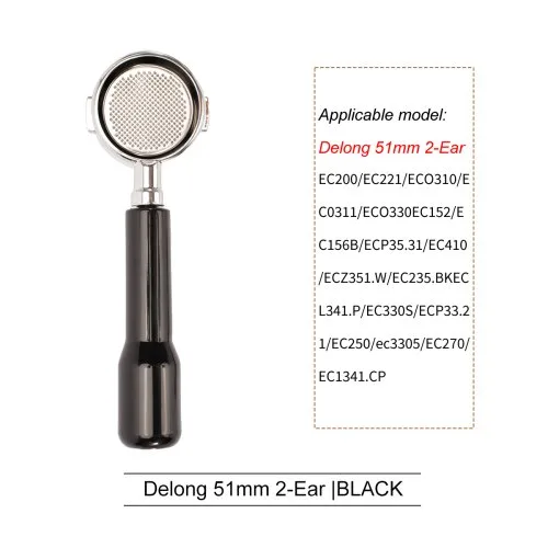 51mm 2-Ear Black