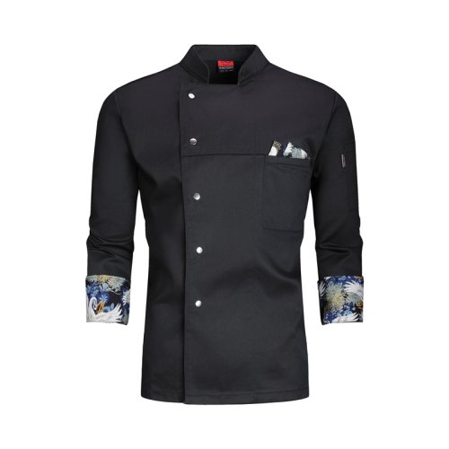Afbeelding van Professionele Chef-Kok Jas met Lange Mouwen - Ademende Keukenkleding voor Restaurants, Hotels en Bakkerijen