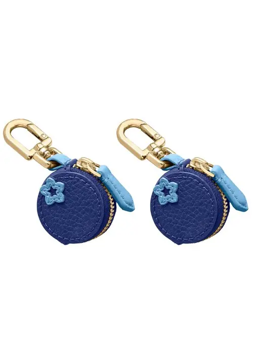 Image de Mini Pendentif Myrtille Mignon - Porte-clés & Porte-monnaie en Cuir PU