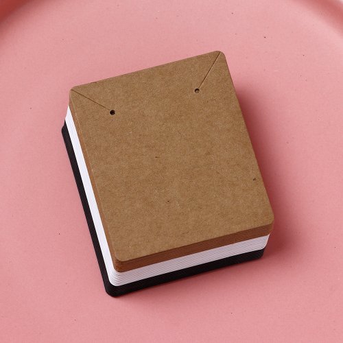 Afbeelding van Kettingdisplaykaarten 6x7 cm - 50 stuks voor sieraden & oorbellen