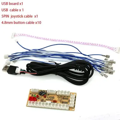 Image de Encodeur USB Zéro Retard pour Joystick Arcade - Compatible PC, Raspberry Pi & TV Box