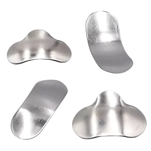 Imagen de 100 unids/bolsa matrices dentales bandas de matriz de Metal contorneadas seccionales anillos de matriz reemplazo completo de dientes herramienta de cuidado bucal Dentsit