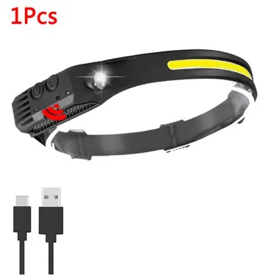 Image de Lampe Frontale LED Rechargeable Ultra Lumineuse
