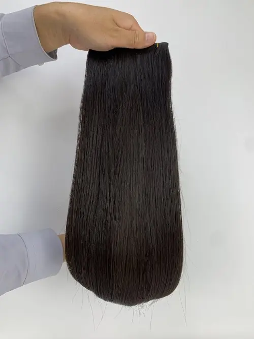 Image de Extensions de Cheveux Humains Raides Invisibles - 100g