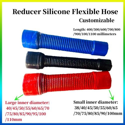 Afbeelding van Siliconen Flexibele Slang met Variabele Diameter - Hoge Druk & Temperatuur