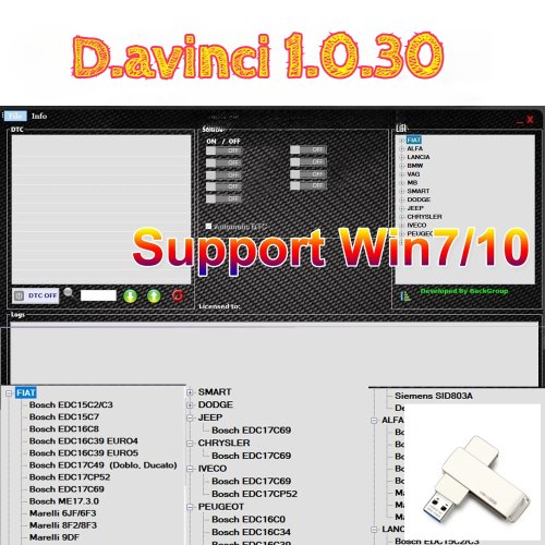 Zdjęcie Davinci 1.0.30 – Oprogramowanie do Remappingu i Naprawy ECU