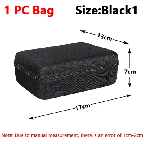 Afbeelding van 1Pc EVA Opbergdoos Reizen Rits Kleine Tas Draagbare Beschermende Opbergtas Outdoor Gereedschap Tas 6 soorten Grootte Organizer Accessoires