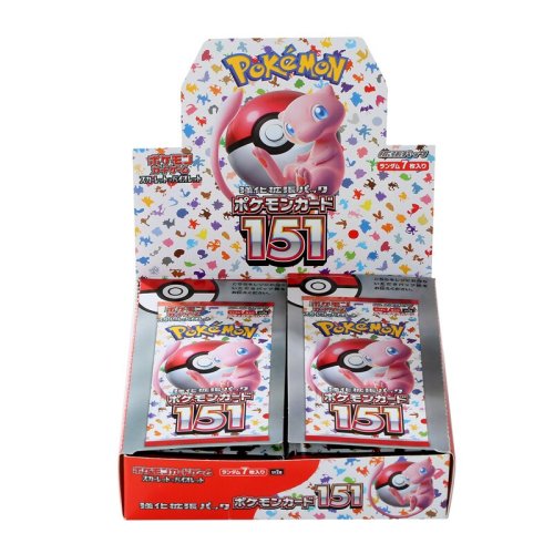 Imagen de Caja de 140 Tarjetas Pokémon TCG Edición Japonesa - Serie Violeta y Escarlata con 151 Clásicas, Paquete de Refuerzo de Expansión para Coleccionistas