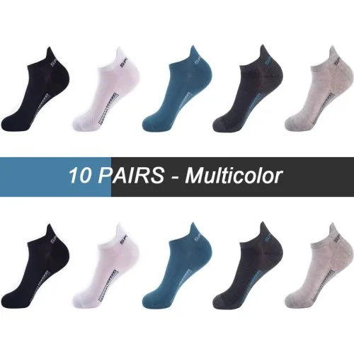 10 pares multicolor