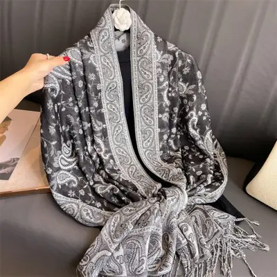 Image de Hijab Pashmina Luxe - Élégance & Confort