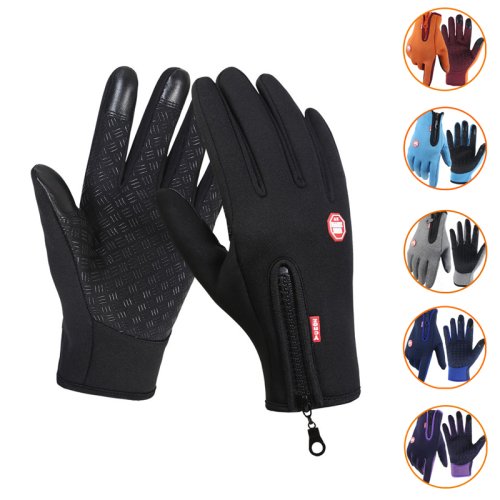 Image of Premium Winter Touchscreen Gloves for Men and Women – Warm, Windproof, Non-Slip Outdoor Cycling, Driving & Motorcycle Gloves