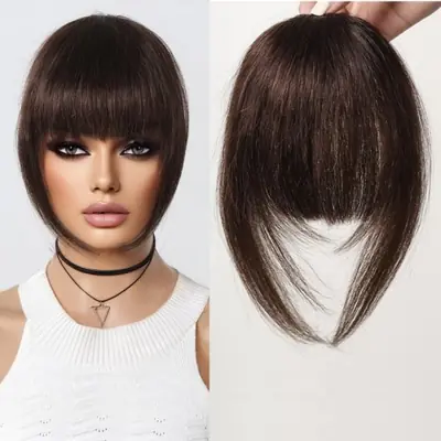 Image de Franges clip-in 100% cheveux humains naturels