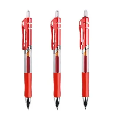 Image de Stylos Gel Rétractables 0.5mm - Noir, Rouge, Bleu