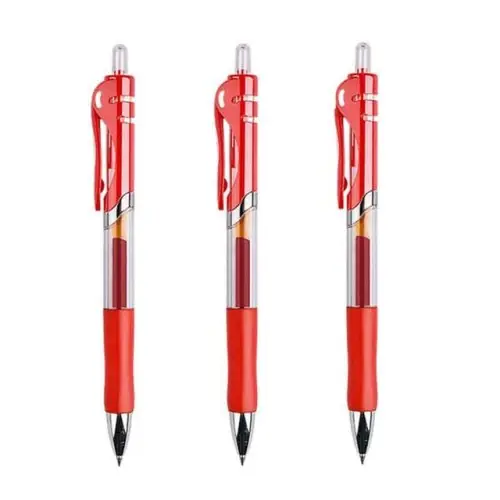 Image de Stylos Gel Rétractables 0.5mm - Noir, Rouge, Bleu