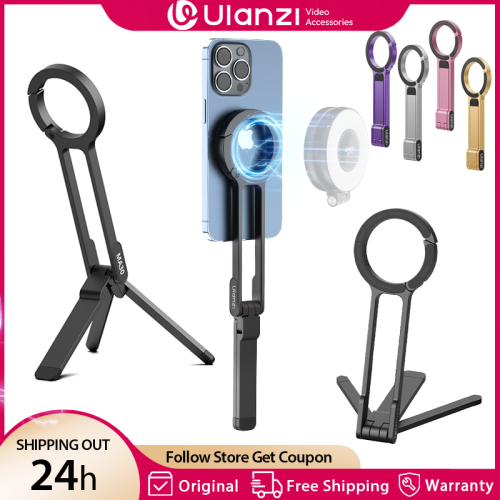 Imagen de Trípode Magnético Ulanzi MA30 para iPhone - Soporte Mágico para Vlogs y Viajes