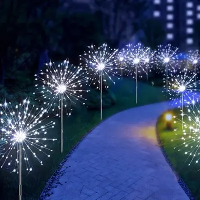 Image de Lumières Solaire Feu d'Artifice - Déco Jardin Étanche