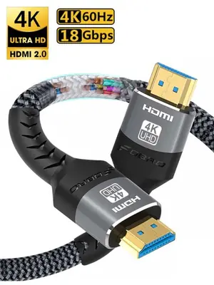Image de Câble HDMI 8K Ultra HD 18Gbps - Haute Vitesse pour PS5, TV, PC