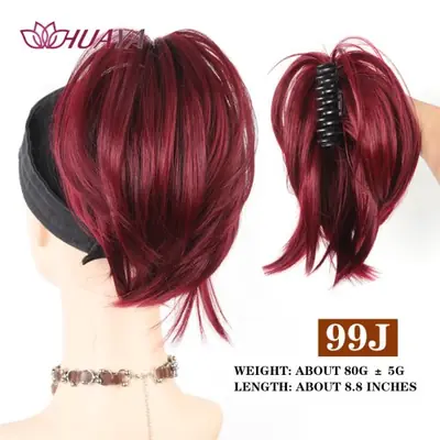 Image de Extensions de Cheveux Synthétiques Queue de Cheval - Résistant à la Chaleur